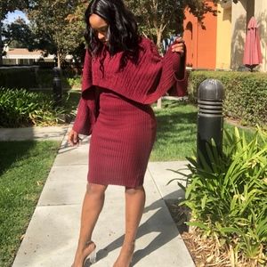Sweater Dress Set